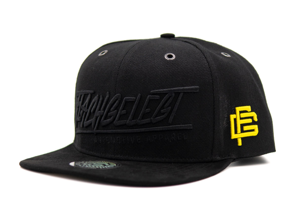 FLACHGELEGT® - BLACK & YELLOW SNAPBACK